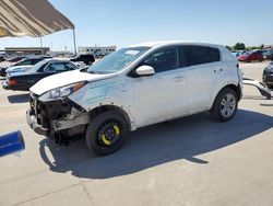 Salvage cars for sale at Grand Prairie, TX auction: 2018 KIA Sportage LX