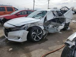 Salvage cars for sale at Chicago Heights, IL auction: 2022 Honda Accord Sport