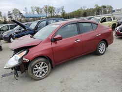 Salvage cars for sale at Spartanburg, SC auction: 2018 Nissan Versa S