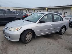 Honda Civic salvage cars for sale: 2005 Honda Civic LX