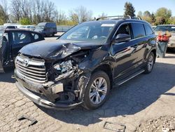 Salvage cars for sale at Portland, OR auction: 2015 Toyota Highlander XLE