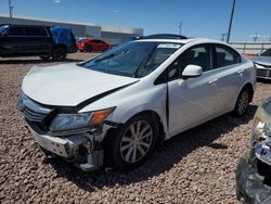 Vehiculos salvage en venta de Copart Phoenix, AZ: 2012 Honda Civic EXL