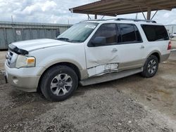 Salvage cars for sale at Temple, TX auction: 2010 Ford Expedition EL Eddie Bauer