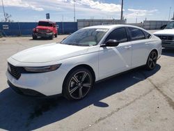 Salvage cars for sale at Anthony, TX auction: 2023 Honda Accord Hybrid Sport