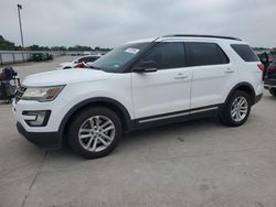 Salvage cars for sale from Copart Wilmer, TX: 2017 Ford Explorer XLT