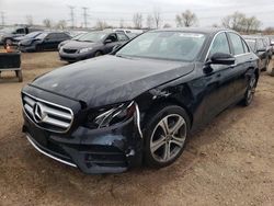 Salvage cars for sale at Elgin, IL auction: 2018 Mercedes-Benz E 300 4matic