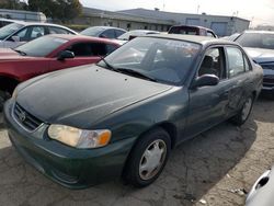 Salvage cars for sale from Copart Martinez, CA: 2001 Toyota Corolla CE