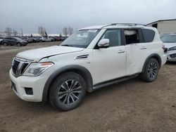 Salvage cars for sale from Copart Rocky View County, AB: 2017 Nissan Armada SV