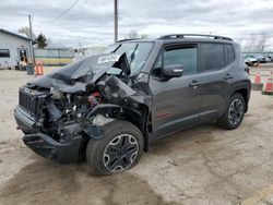 Salvage cars for sale at Pekin, IL auction: 2017 Jeep Renegade Trailhawk