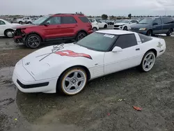Salvage cars for sale at Antelope, CA auction: 1991 Chevrolet Corvette