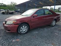 Salvage cars for sale from Copart Cartersville, GA: 2002 Toyota Camry LE