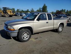 Salvage cars for sale from Copart Woodburn, OR: 2003 Dodge Dakota SLT