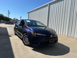 Toyota salvage cars for sale: 2021 Toyota Corolla LE