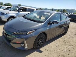 Salvage cars for sale from Copart San Martin, CA: 2017 Toyota Prius Prime
