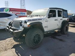 Salvage cars for sale at Littleton, CO auction: 2018 Jeep Wrangler Unlimited Rubicon