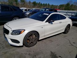 Salvage cars for sale at Exeter, RI auction: 2017 Mercedes-Benz C 43 4matic AMG