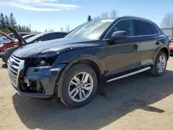 Salvage cars for sale from Copart Bowmanville, ON: 2019 Audi Q5 Premium
