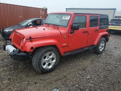 Salvage cars for sale from Copart Hueytown, AL: 2015 Jeep Wrangler Unlimited Sahara