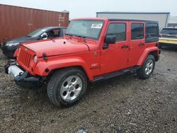 Jeep salvage cars for sale: 2015 Jeep Wrangler Unlimited Sahara