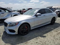 Salvage cars for sale at Antelope, CA auction: 2015 Mercedes-Benz C 300 4matic