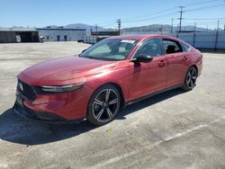 Honda salvage cars for sale: 2023 Honda Accord Hybrid Sport