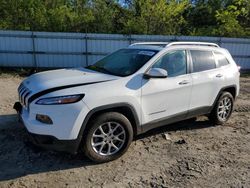 Salvage cars for sale from Copart Hampton, VA: 2016 Jeep Cherokee Latitude