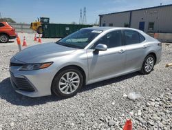 Salvage cars for sale at Barberton, OH auction: 2021 Toyota Camry LE