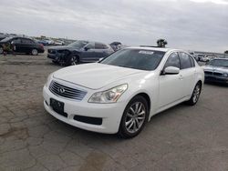 Salvage cars for sale from Copart Martinez, CA: 2009 Infiniti G37 Base