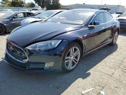 Salvage cars for sale at Martinez, CA auction: 2014 Tesla Model S