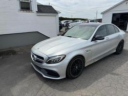 Salvage cars for sale at auction: 2018 Mercedes-Benz C 63 AMG-S