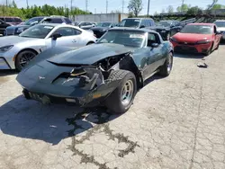 Salvage cars for sale at Cahokia Heights, IL auction: 1979 Chevrolet Corvette