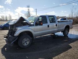 Salvage cars for sale at Montreal Est, QC auction: 2012 Ford F350 Super Duty