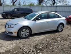 Salvage cars for sale at West Mifflin, PA auction: 2015 Chevrolet Cruze LS