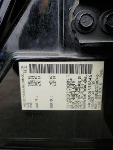 2012 Nissan Altima Base