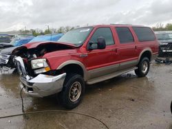 Salvage cars for sale at Louisville, KY auction: 2002 Ford Excursion Limited