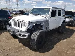 Salvage cars for sale at Elgin, IL auction: 2020 Jeep Wrangler Unlimited Sahara