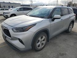 Salvage cars for sale from Copart Sun Valley, CA: 2022 Toyota Highlander L