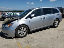 Salvage cars for sale at Grand Prairie, TX auction: 2017 Honda Odyssey SE