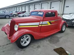 Salvage cars for sale at Louisville, KY auction: 1933 Ford Coupe