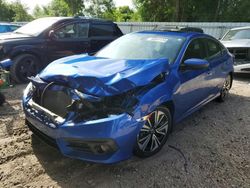 Salvage cars for sale at Midway, FL auction: 2018 Honda Civic EX