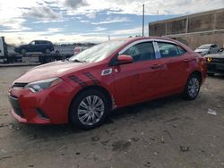 Vehiculos salvage en venta de Copart Fredericksburg, VA: 2016 Toyota Corolla L