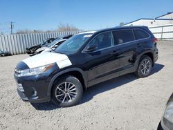 Salvage cars for sale at Albany, NY auction: 2019 Toyota Highlander SE