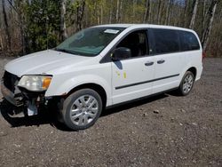 Salvage cars for sale from Copart Bowmanville, ON: 2014 Dodge Grand Caravan SE