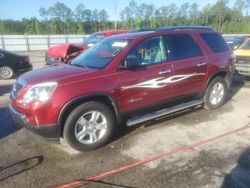Salvage cars for sale from Copart Harleyville, SC: 2008 GMC Acadia SLE