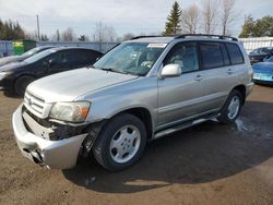 Salvage cars for sale from Copart Bowmanville, ON: 2006 Toyota Highlander Limited
