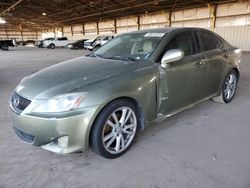 Salvage cars for sale at Phoenix, AZ auction: 2007 Lexus IS 250