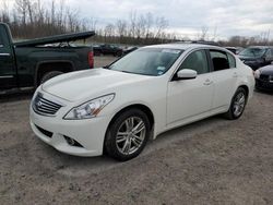 Salvage cars for sale from Copart Leroy, NY: 2012 Infiniti G25