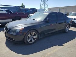 BMW salvage cars for sale: 2007 BMW 525 I