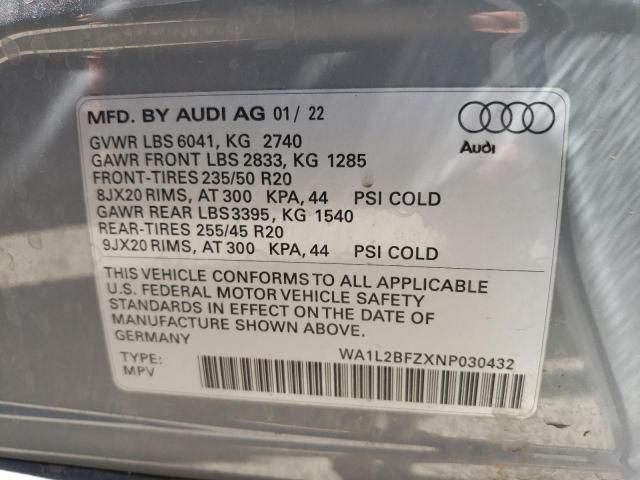 2022 Audi Q4 E-TRON Premium Plus S-Line