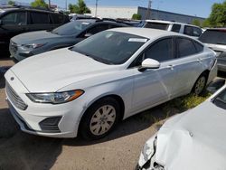 Ford Fusion S Vehiculos salvage en venta: 2019 Ford Fusion S